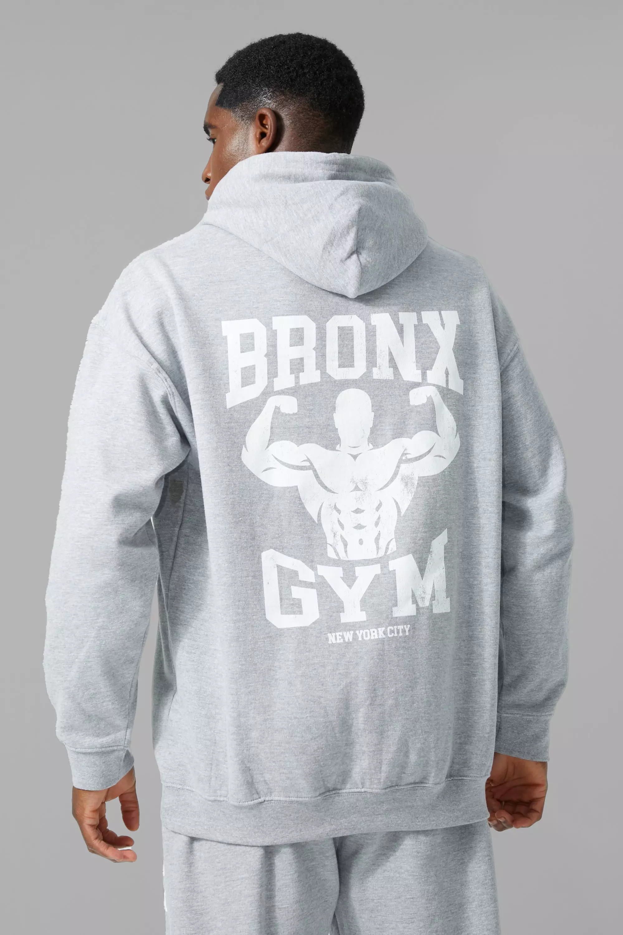 Man Active Oversized Bronx Gym Hoodie